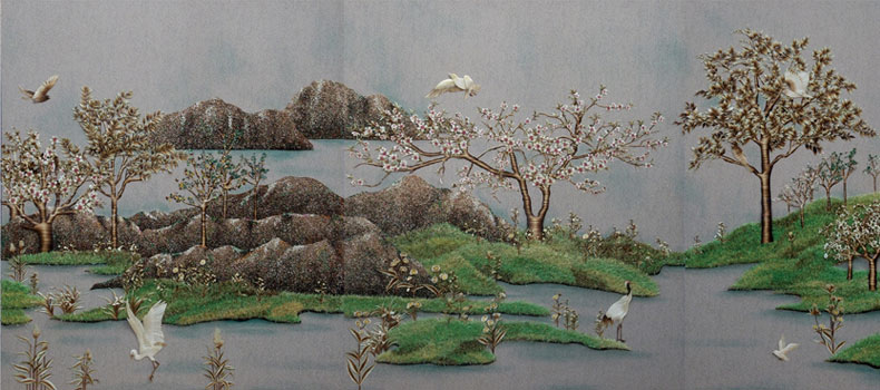 世界最大麦秆画